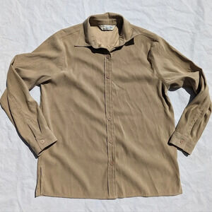 Vintage  Penmans Neutral Tan Woman's Button Up Soft Texture - Medium